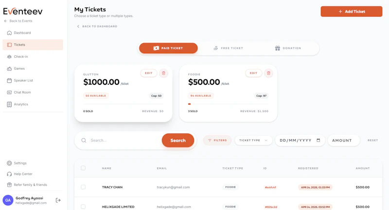 Eventeev screenshot 8