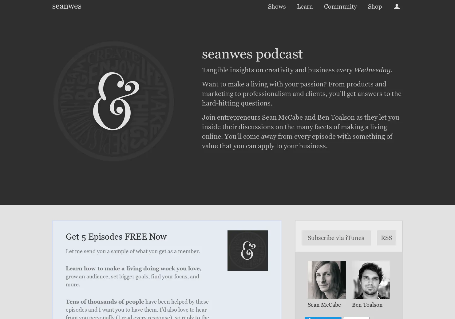 Seanwes Podcast