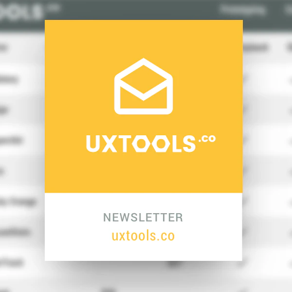 The UX Tools Newsletter
