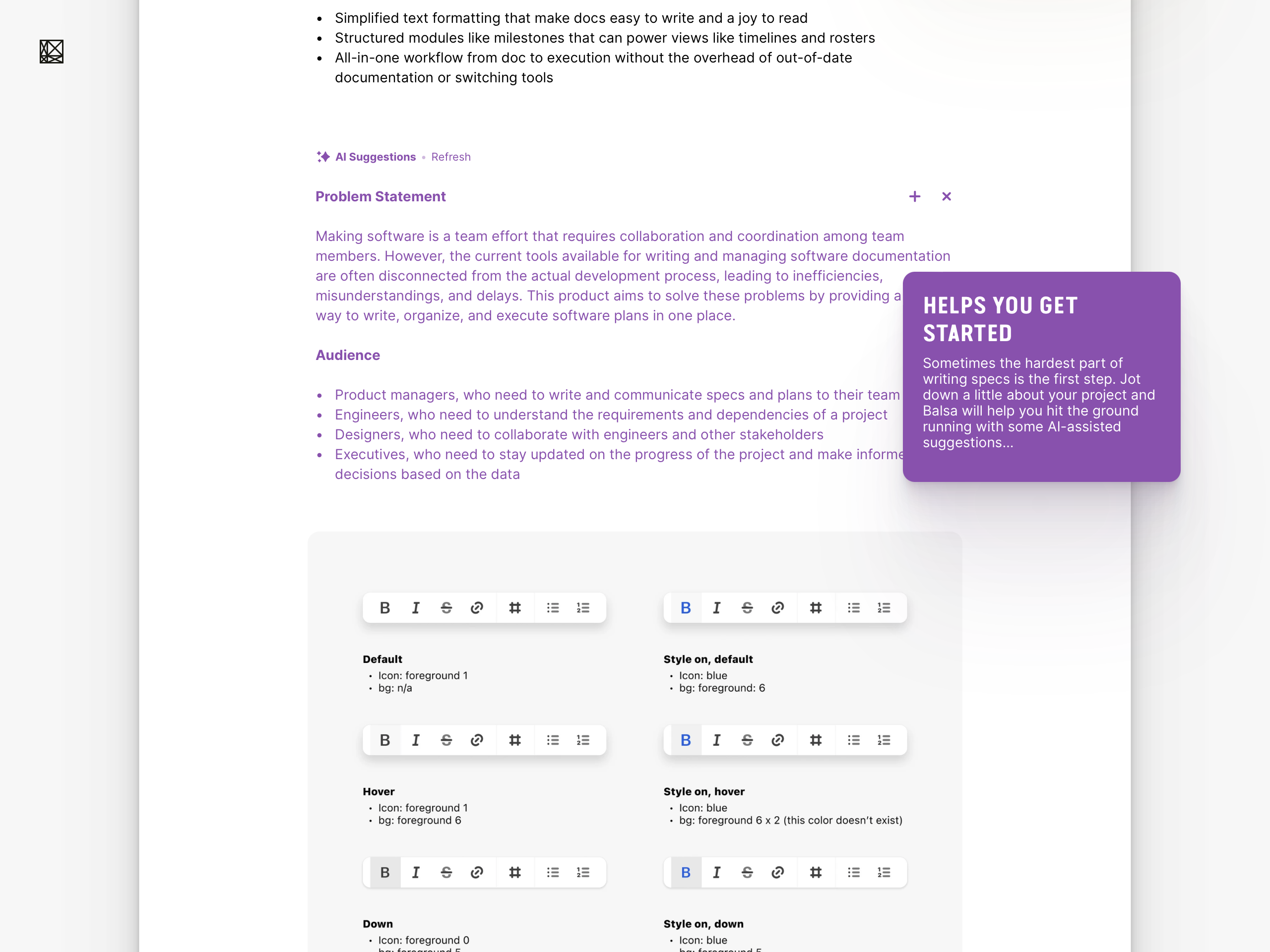 Balsa - Documenti per la costruzione di software media 2