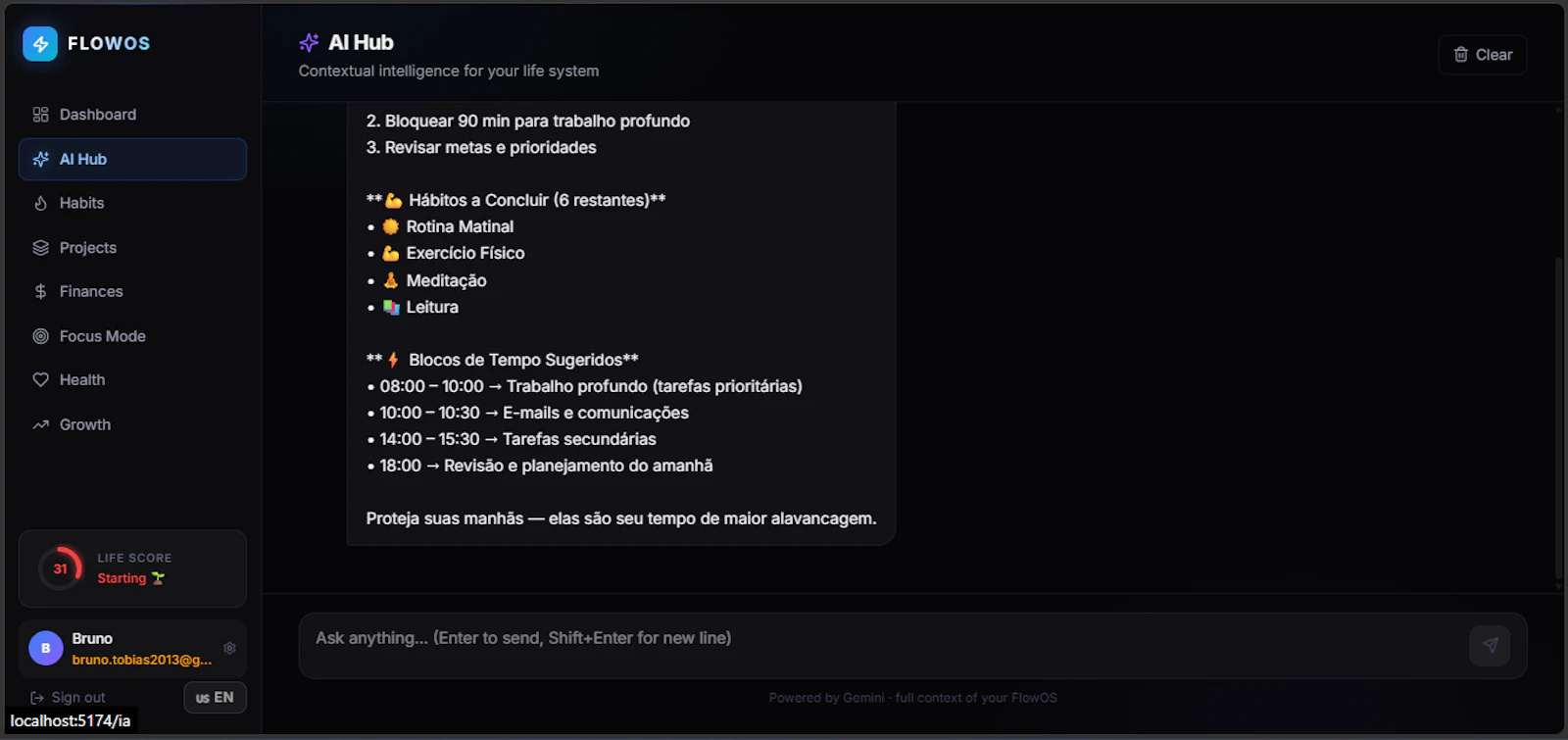 FlowOS screenshot 9