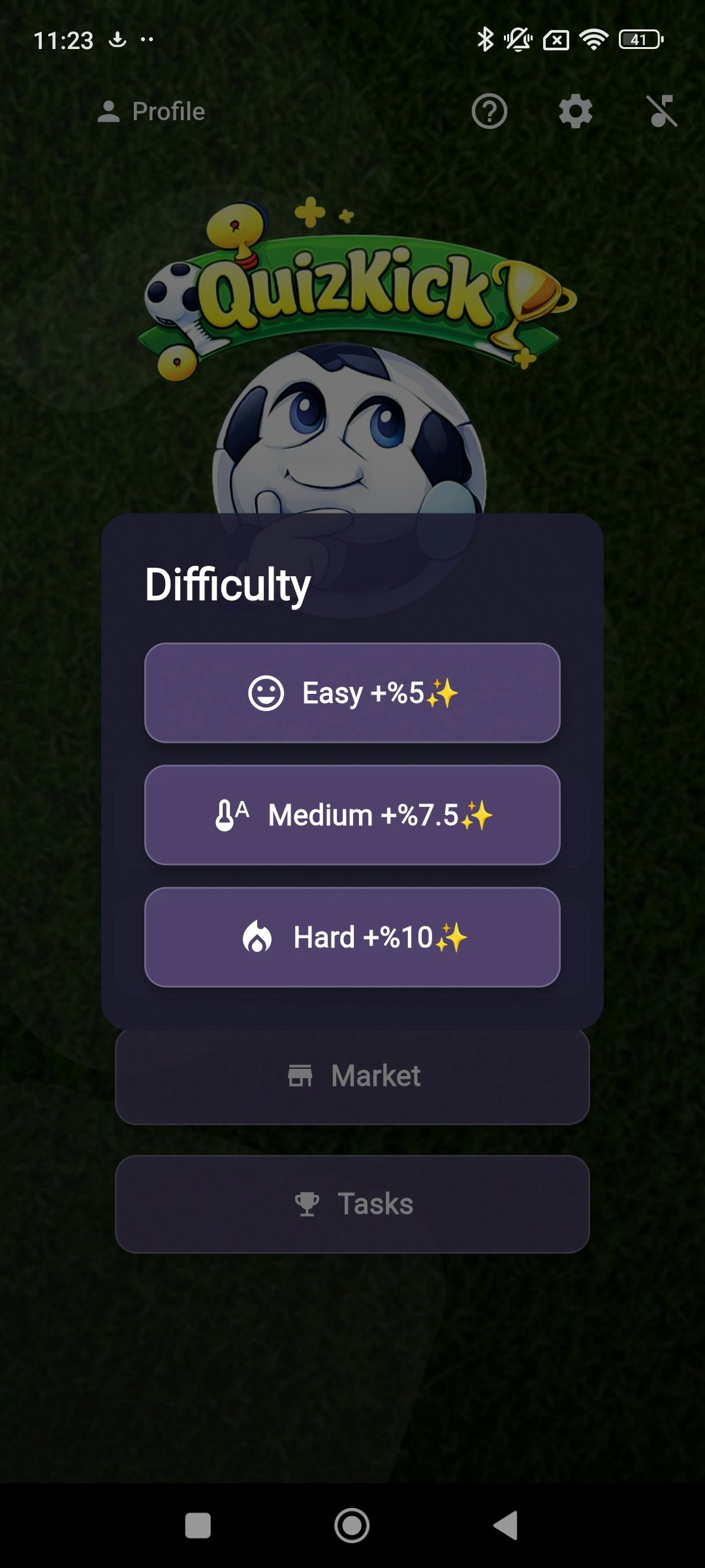 QuizKick - Screenshot 2 showing product features and functionality