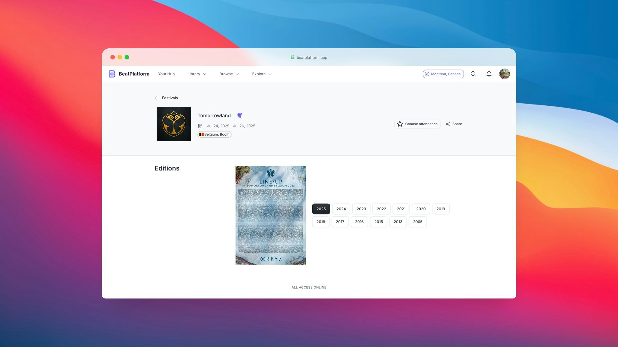 BeatPlatform - Discover & relive electronic music festivals worldwide media 5