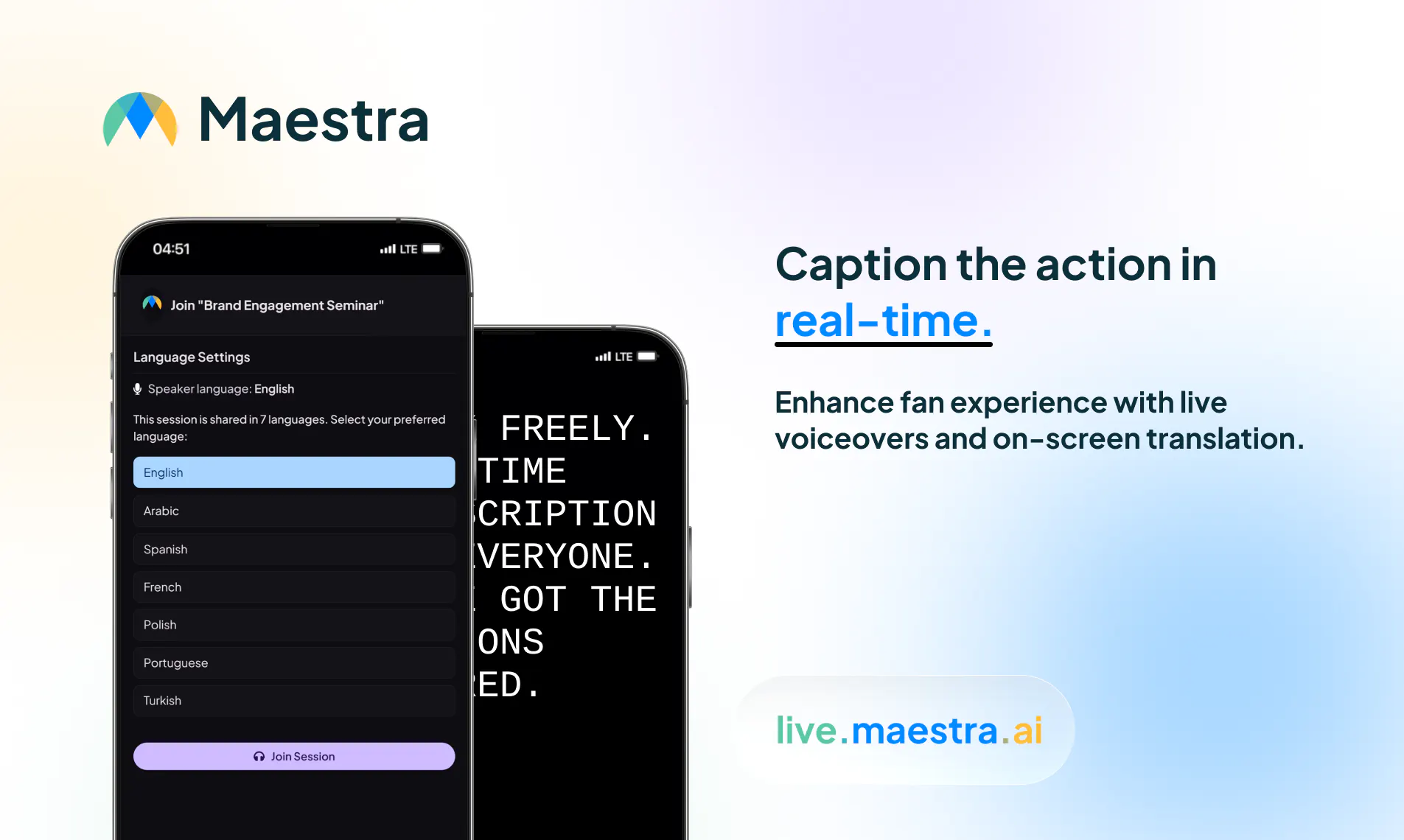 Maestra AI Live gallery image