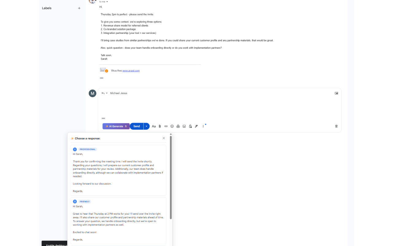 GhostPen - AI Email Assistant gallery image