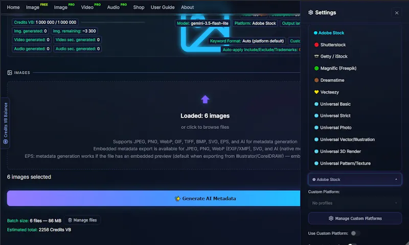 VisBreeze — AI Metadata Generator screenshot 4