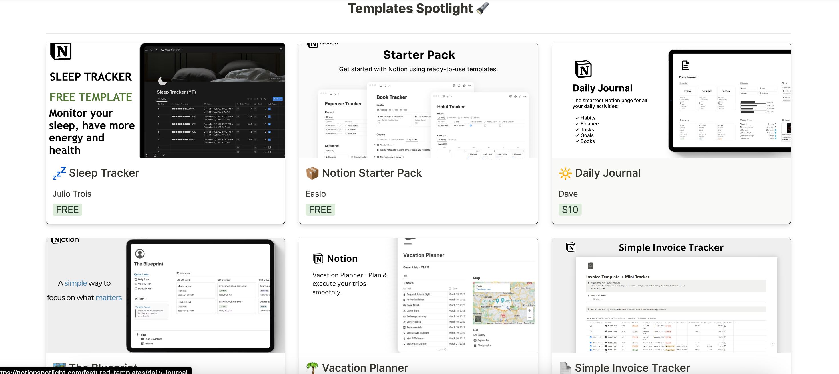 NotionsPotlight - ค้นพบเทมเพลตความคิดที่ยอดเยี่ยมและผู้สร้าง🔦 media 2