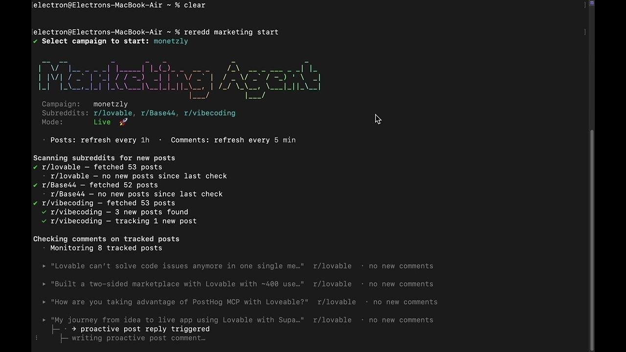 Reredd CLI gallery image