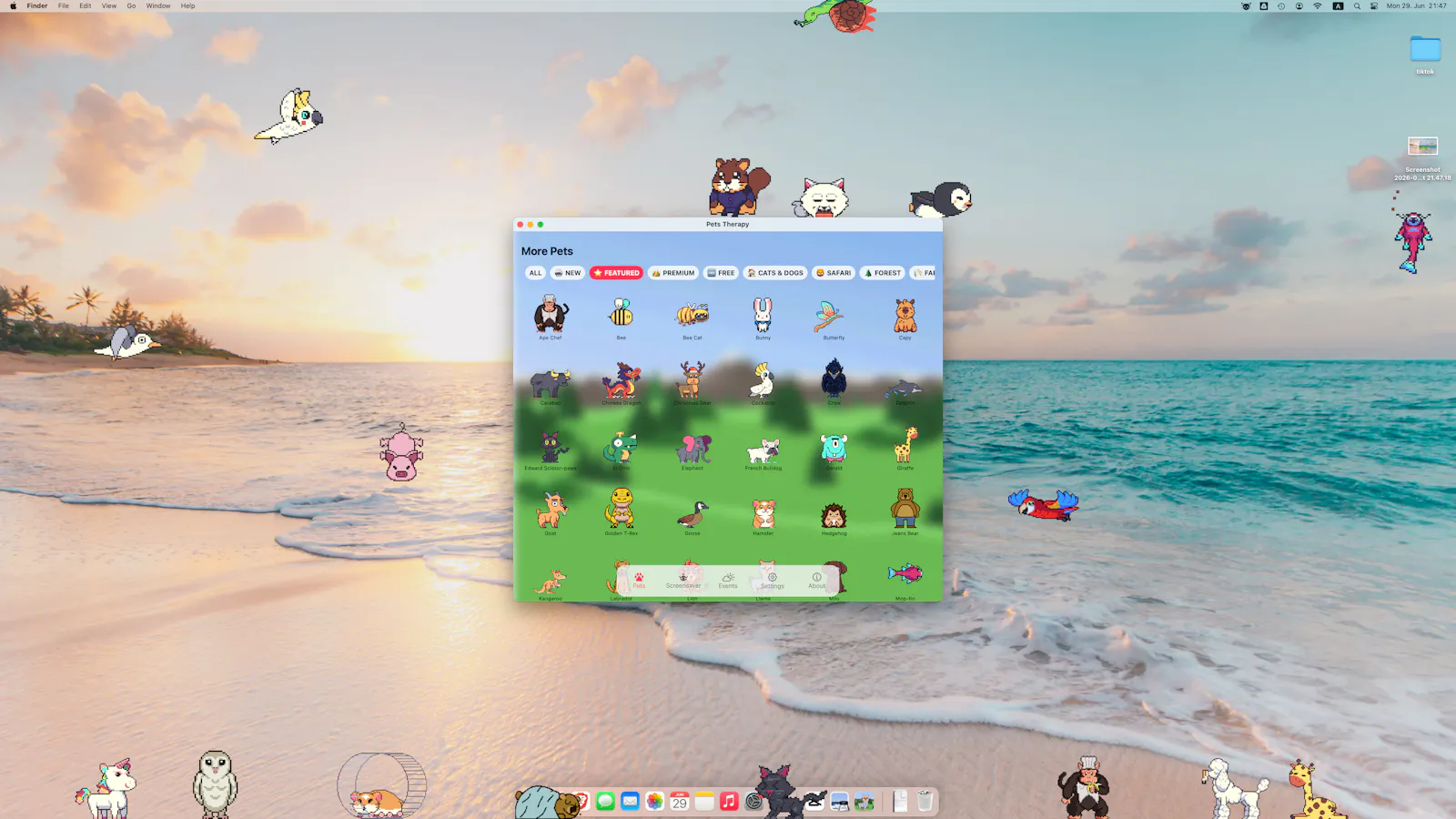 Pets Therapy - Desktop Pets screenshot 3