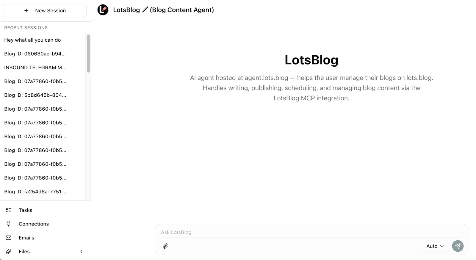 LotsBlog screenshot 2