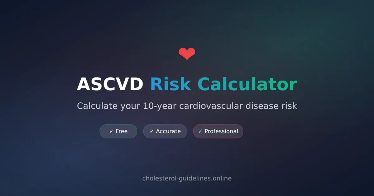 ASCVD Risk Calculator 제품 배너