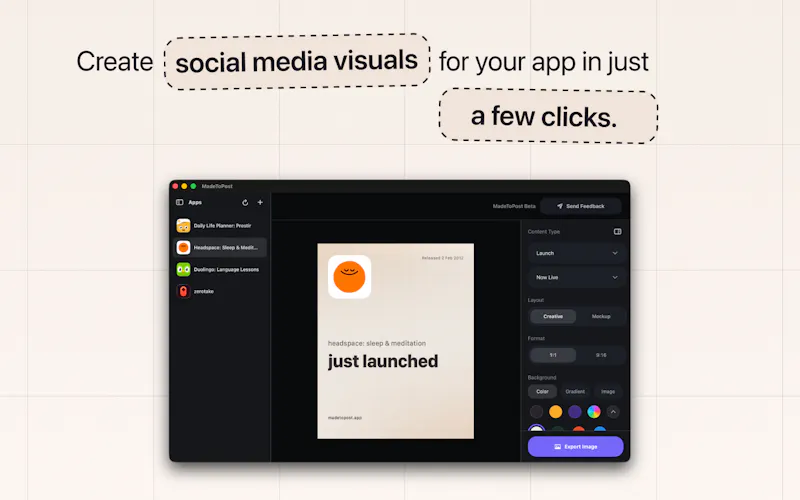 MadeToPost screenshot 2