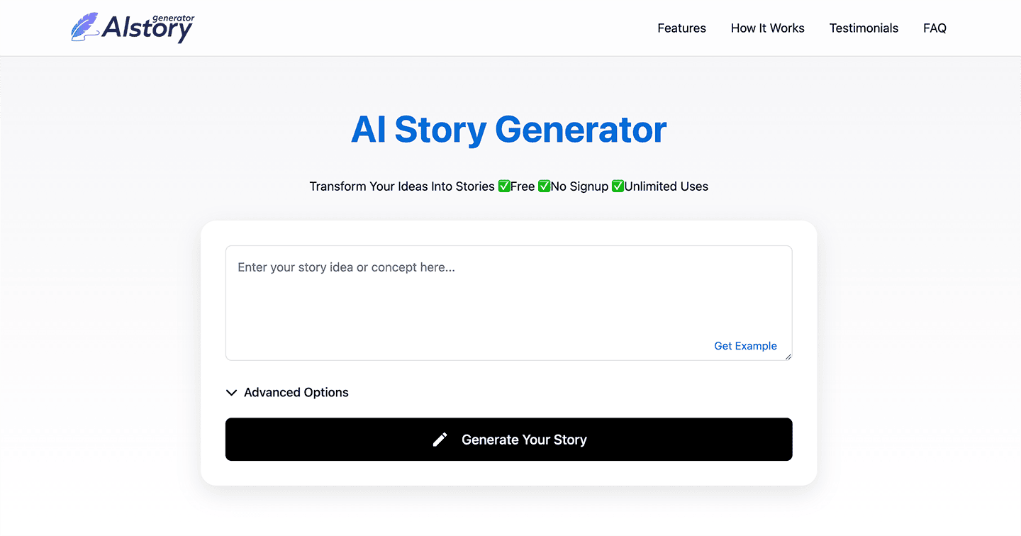 AI Story Generator gallery image