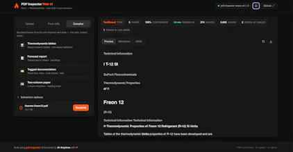 PDF Inspector Web UI gallery image