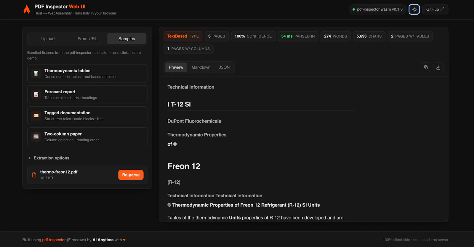 PDF Inspector Web UI screenshot 6