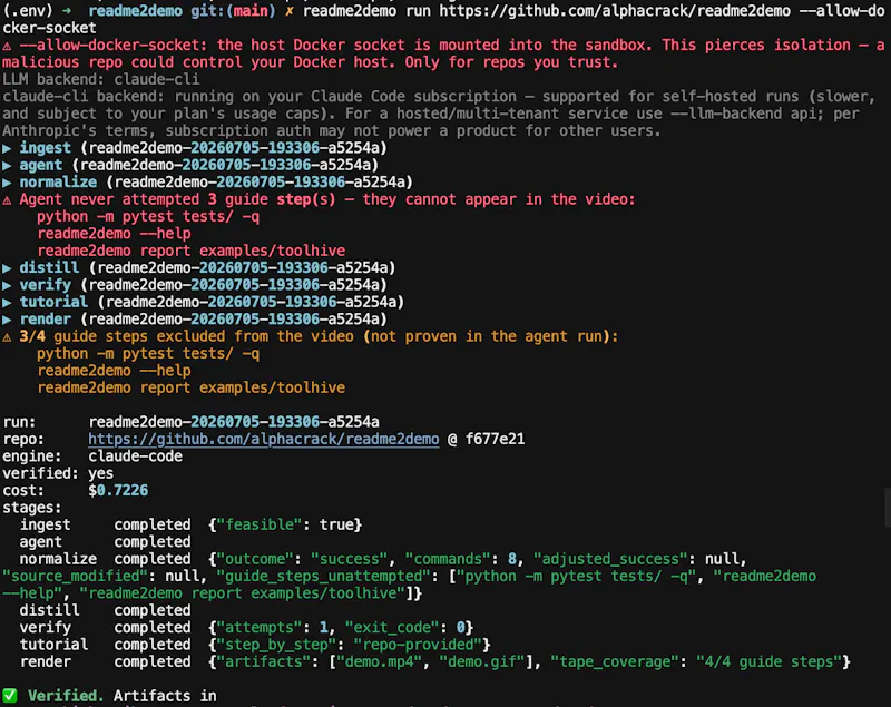 readme2demo screenshot 3