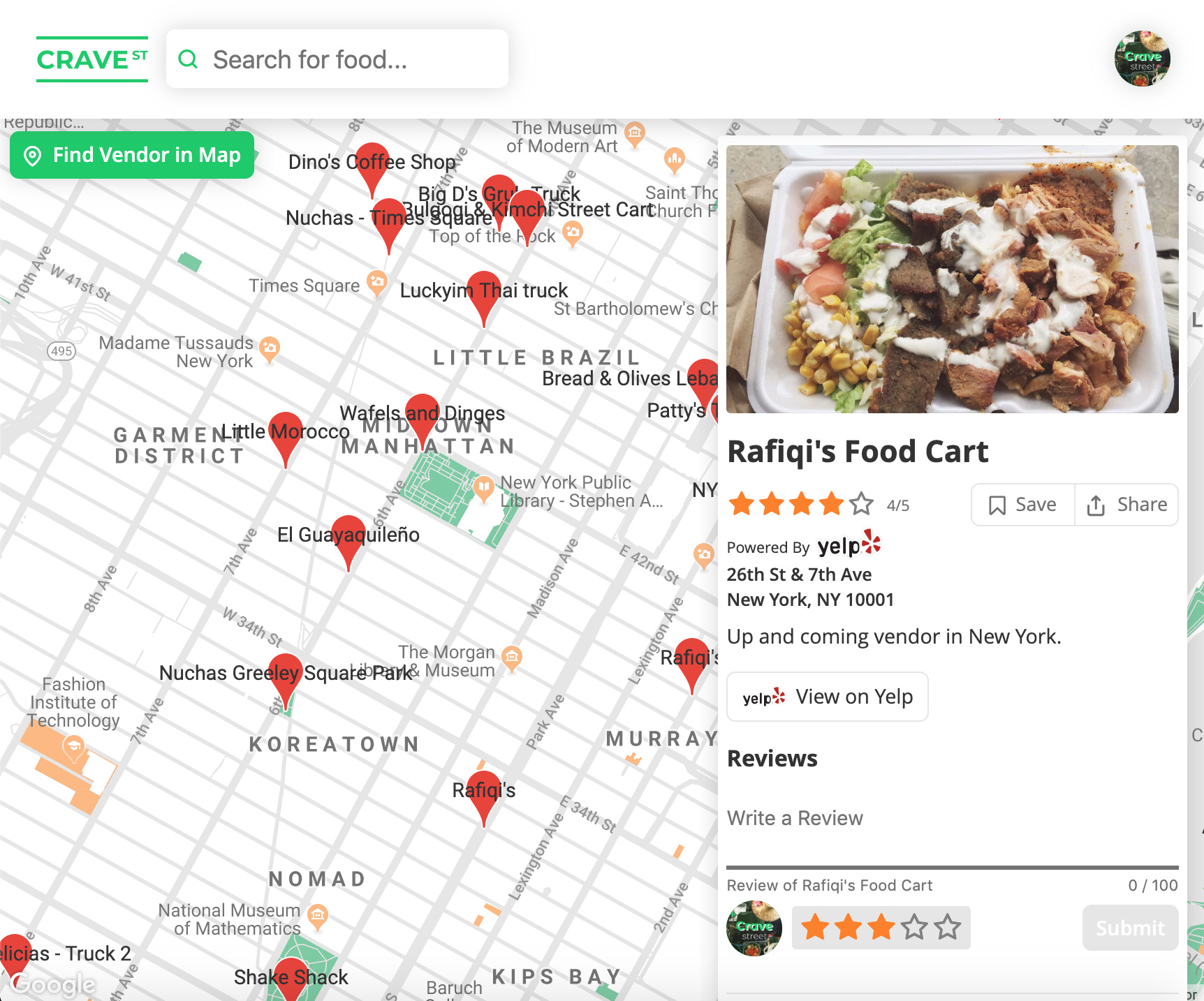 Crave Street gallery image