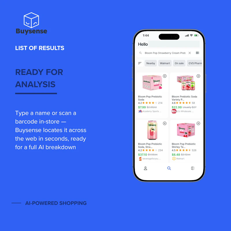 Buysense-AI Powered Online Shopping screenshot 2