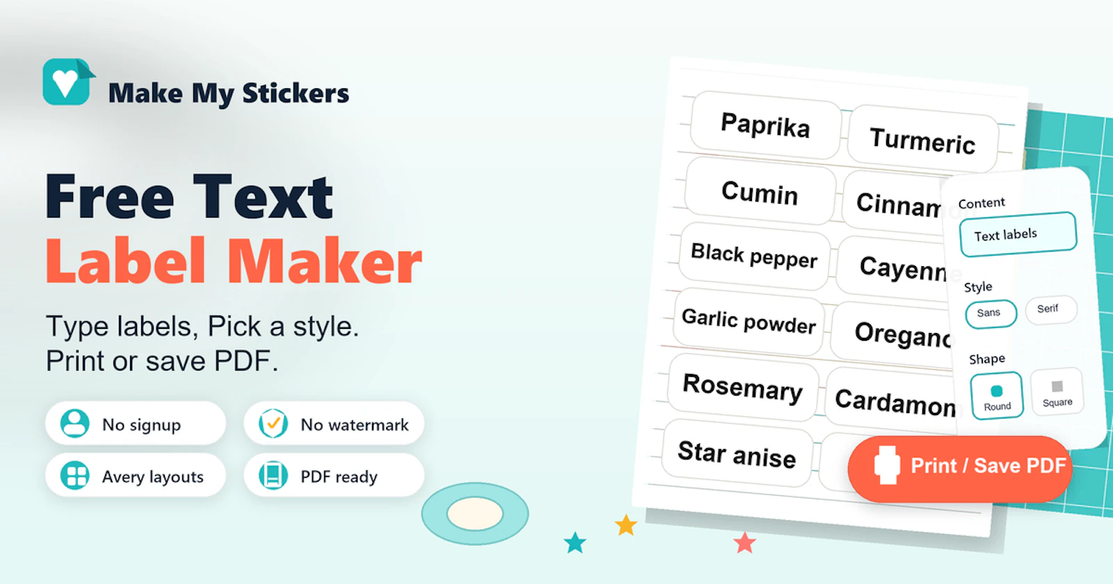 MakeMyStickers (now with text) screenshot 1