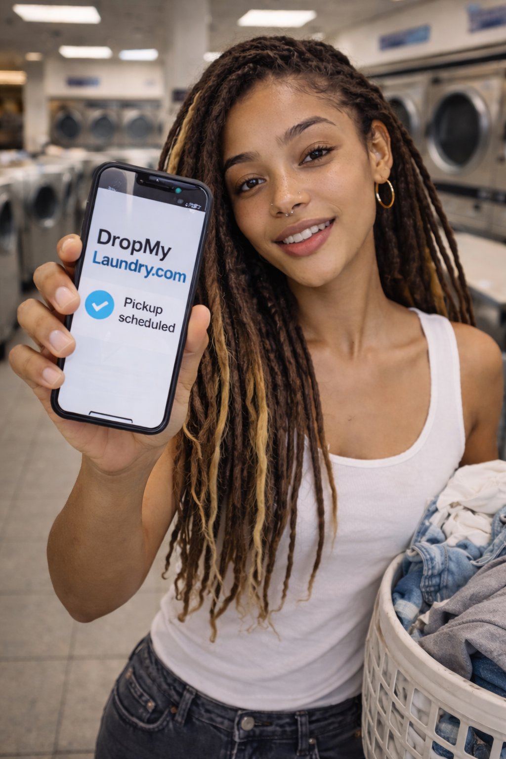 DropMyLaundry.com - Screenshot 3 showing product features and functionality