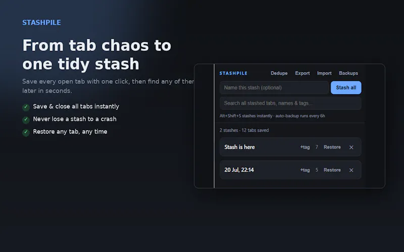 StashPile screenshot 1