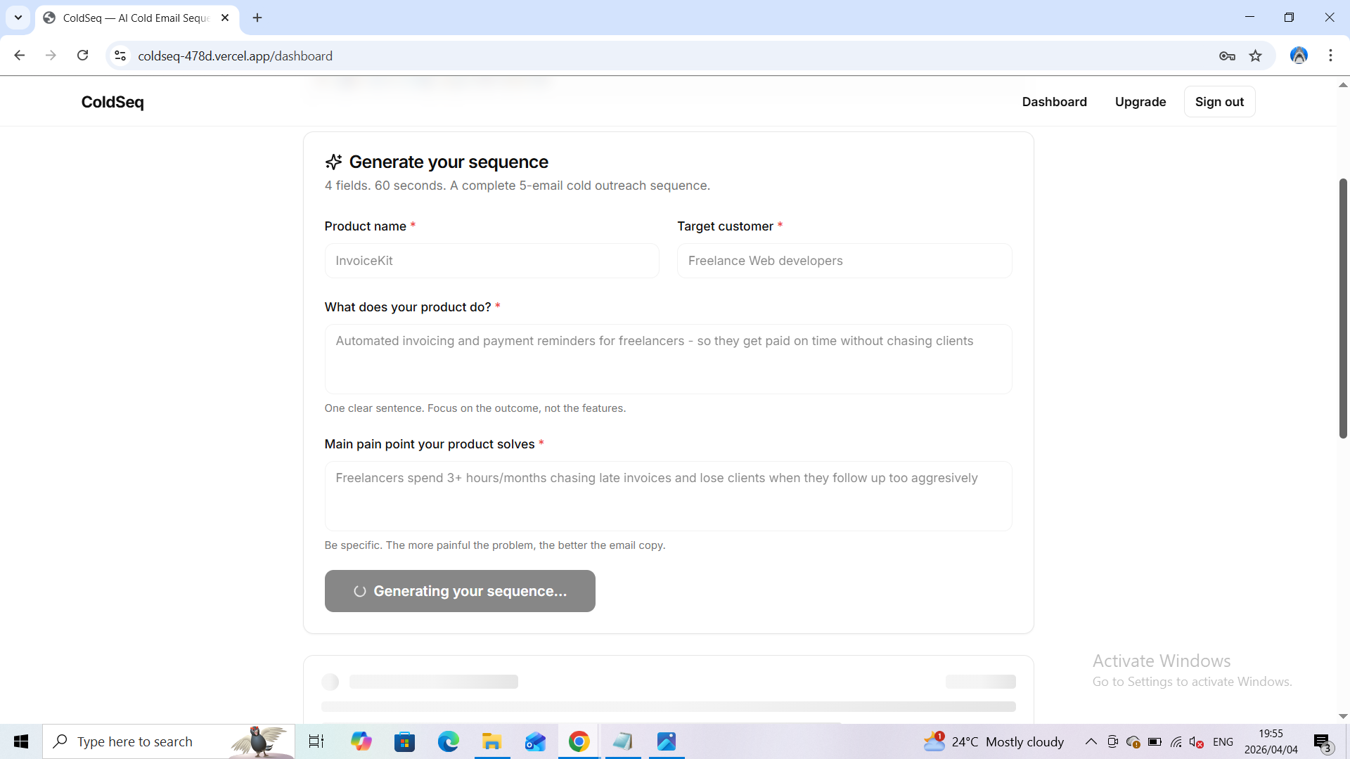 Coldseq gallery image