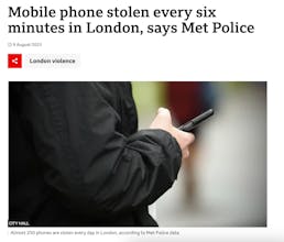 Is My Phone Safe In London? gallery image