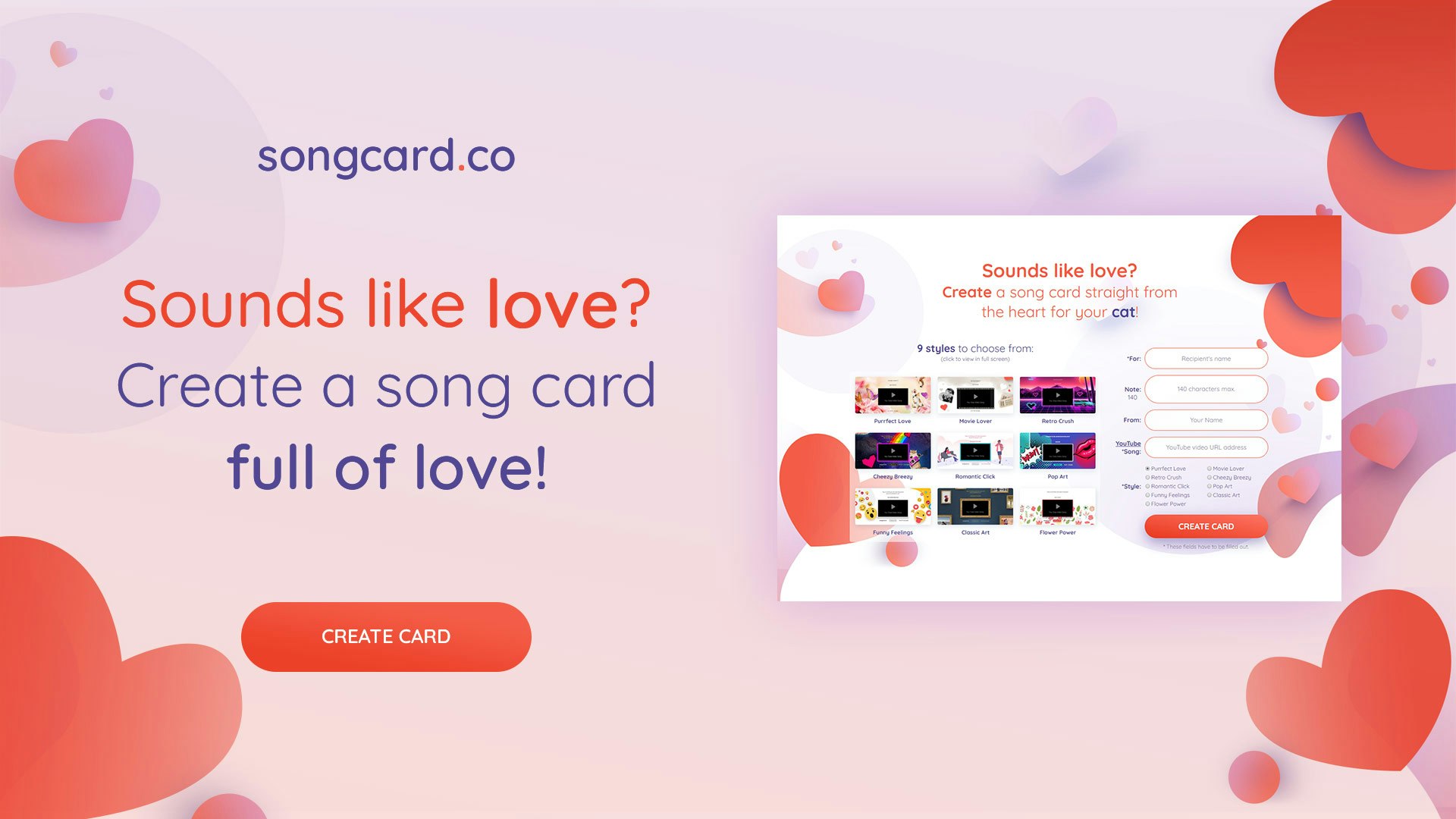songcard.co by Landingi gallery image