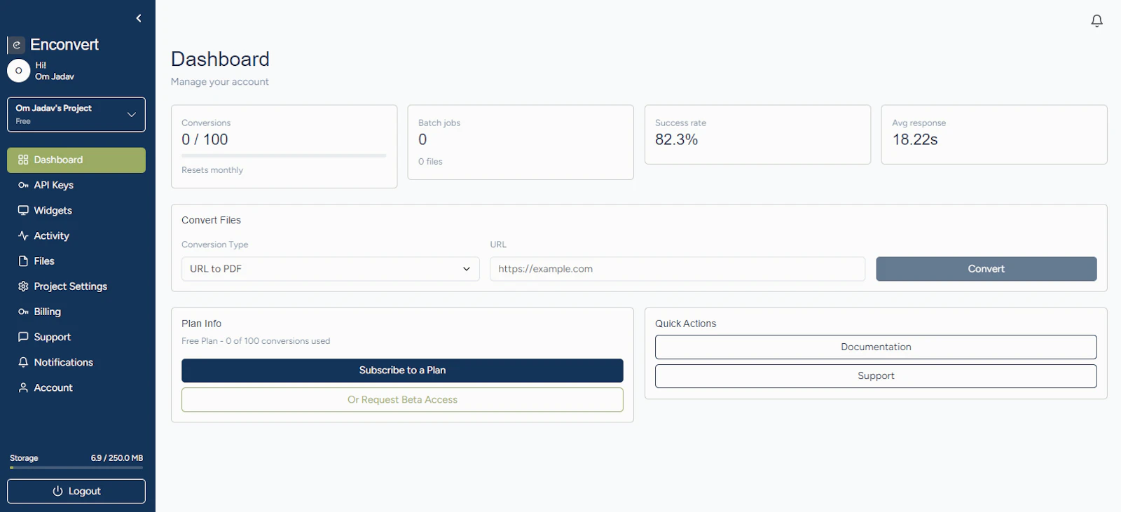 Enconvert screenshot 1