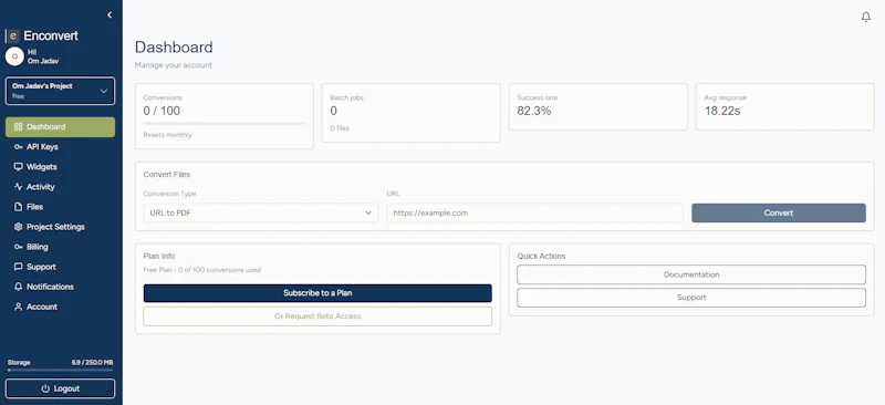 Enconvert screenshot 1