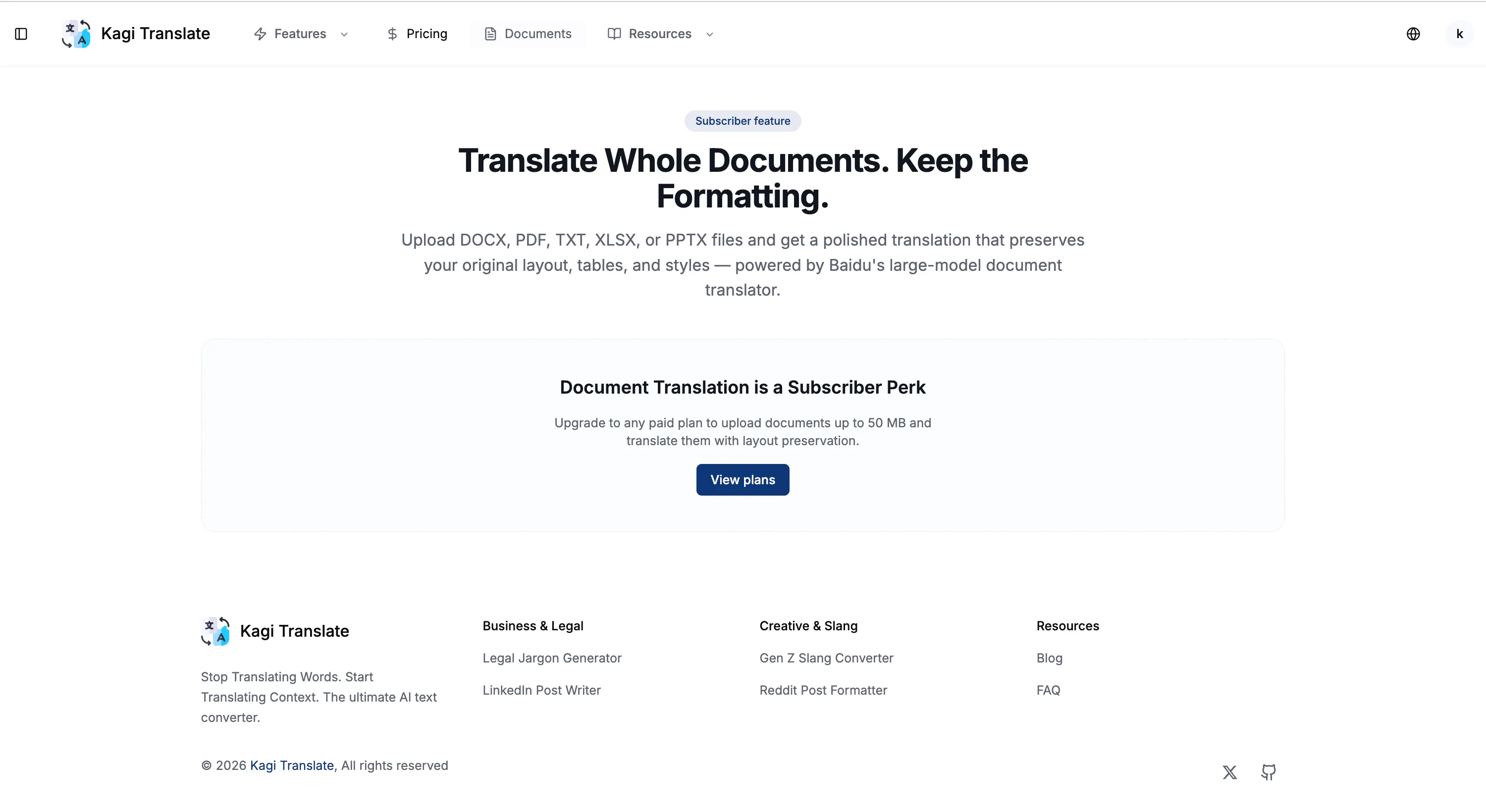 Kagi Translate gallery image
