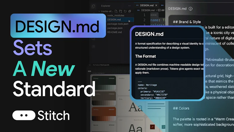 DESIGN.md by Google Stitch screenshot 1 (video preview)
