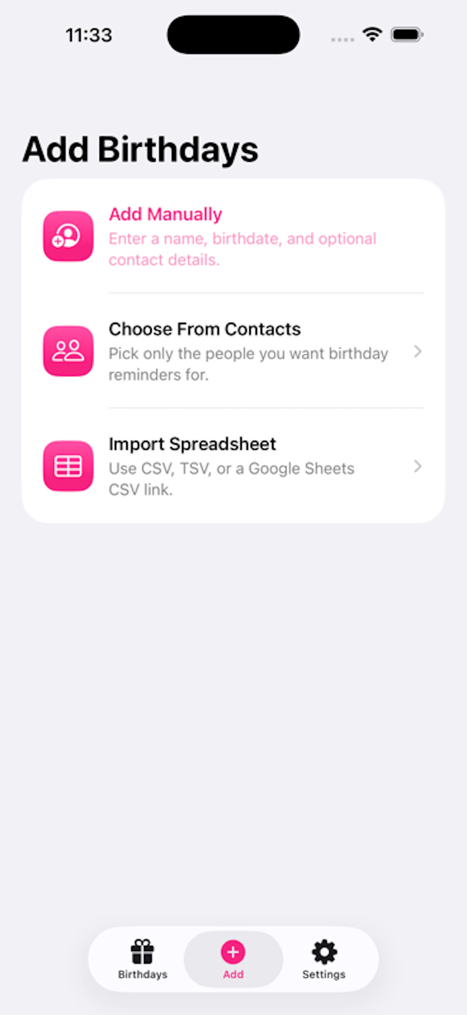 Any Many More: Birthday Alerts screenshot 5