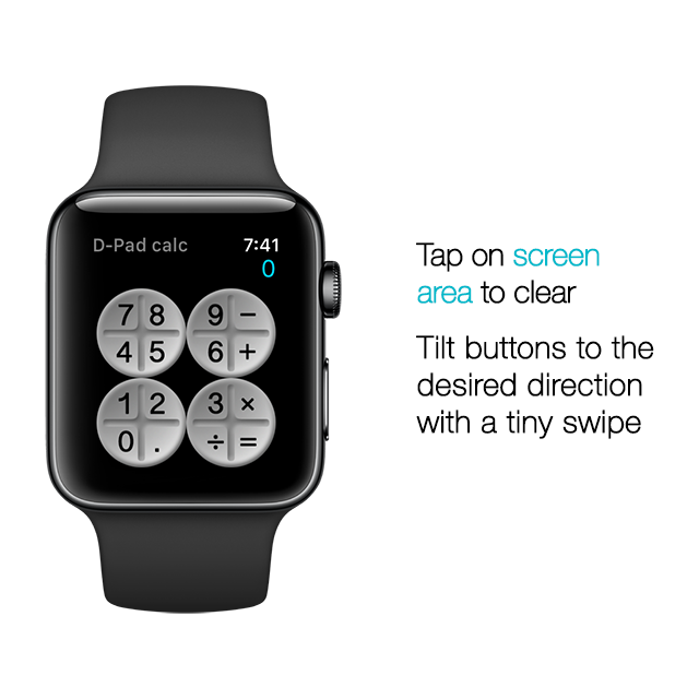 D-Pad calc - The best watch calculator gallery image