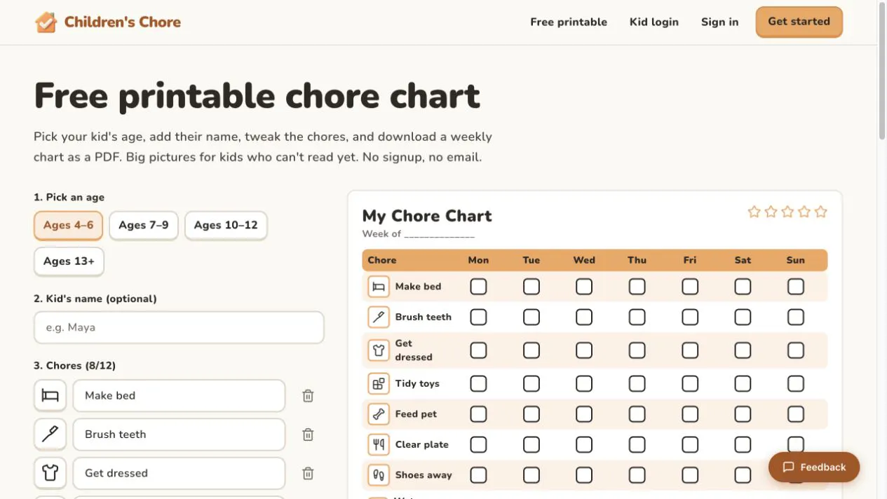 Children's Chore gallery image