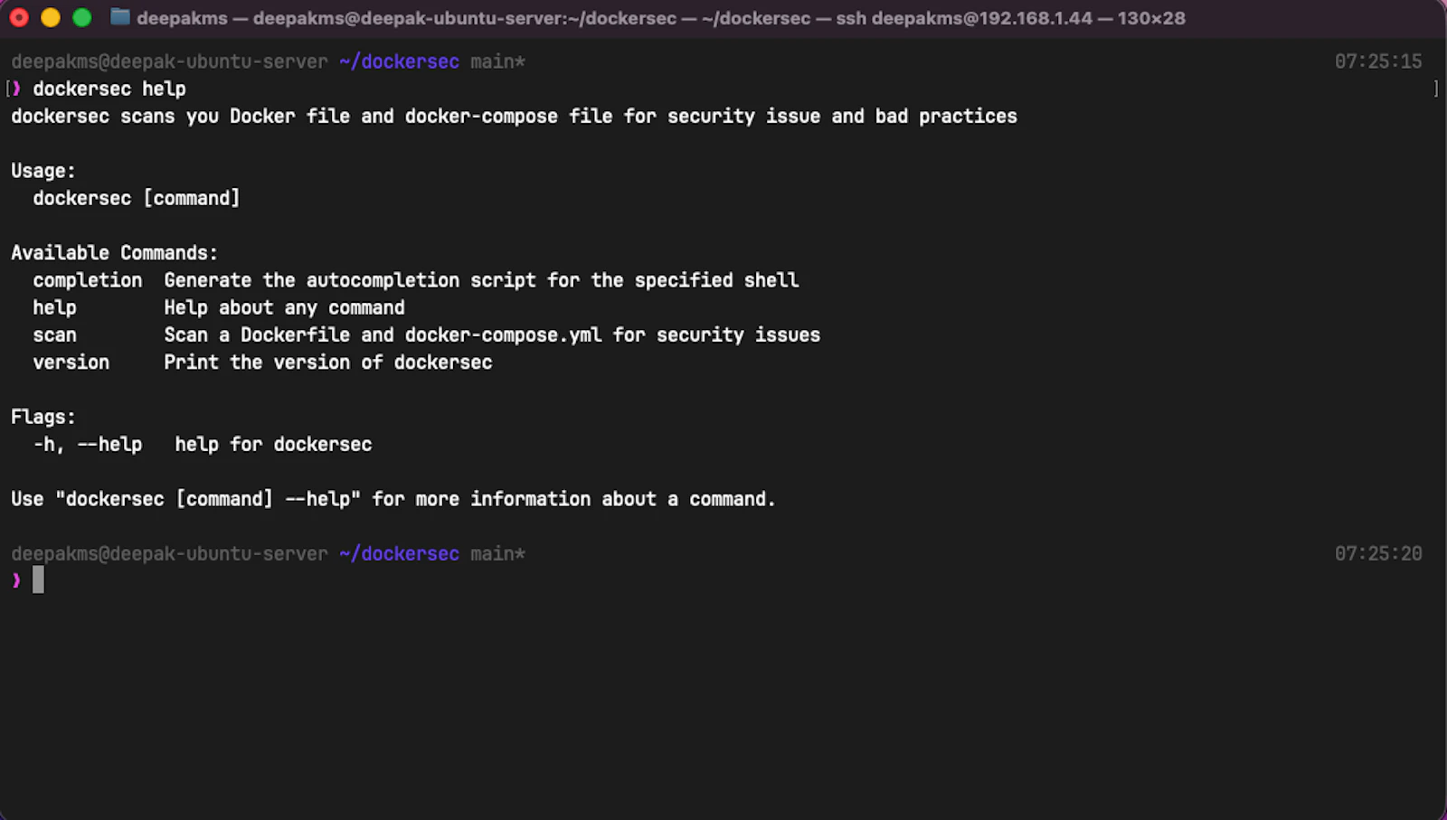 dockersec screenshot 1