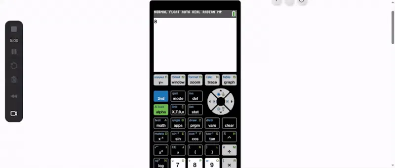 Ti 84 Calculator Online screenshot 1 (video preview)