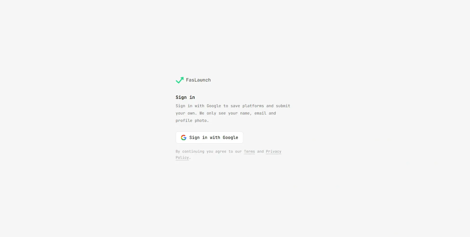 FasLaunch screenshot 1