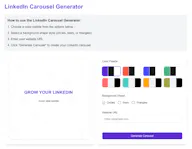 LinkedIn Carousel Generator