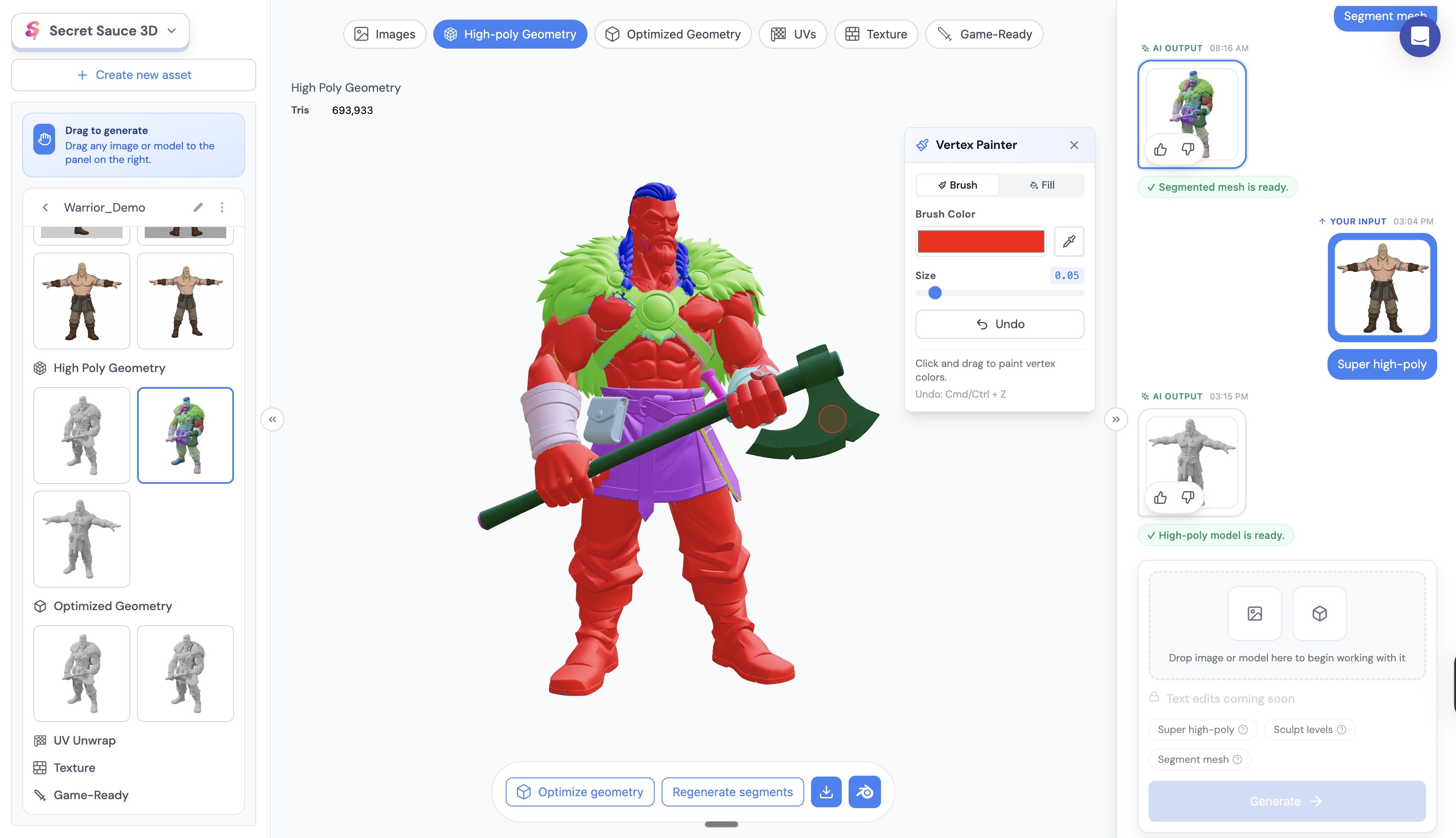 Secret Sauce 3D - Screenshot 5 showing product features and functionality