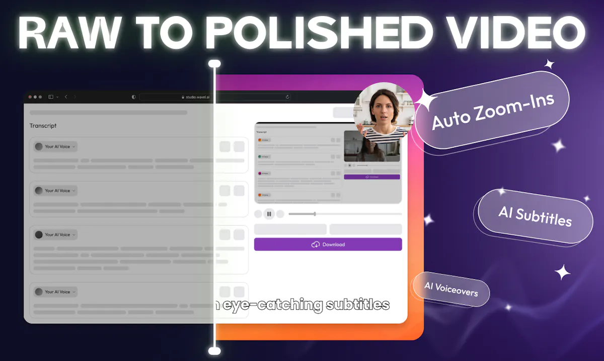 AI Screen Edits by Wavel AI