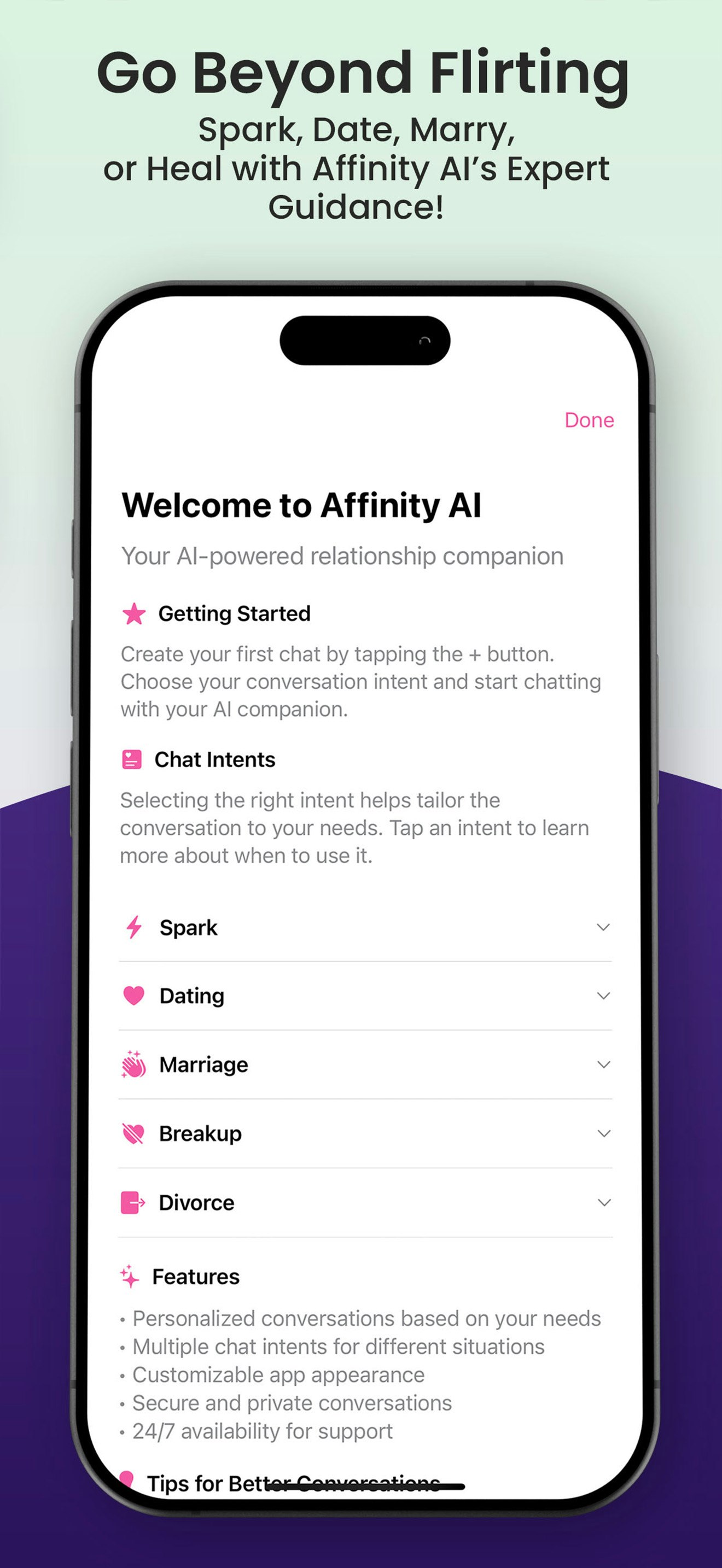Affinity AI - Más que solo rizz - #1 Compañero de relación de IA media 4