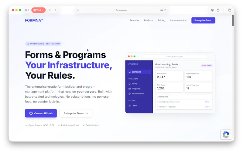 FORMNA  screenshot 2