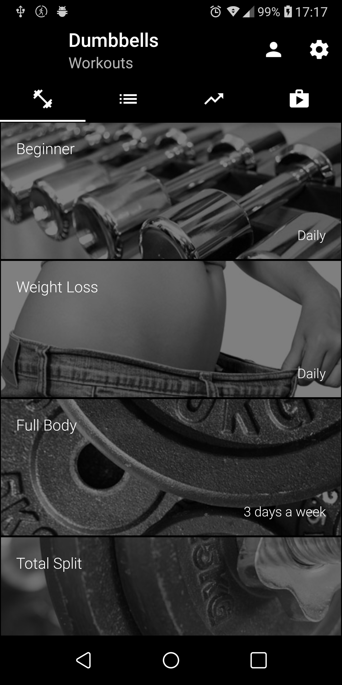 Dumbbell Workout gallery image