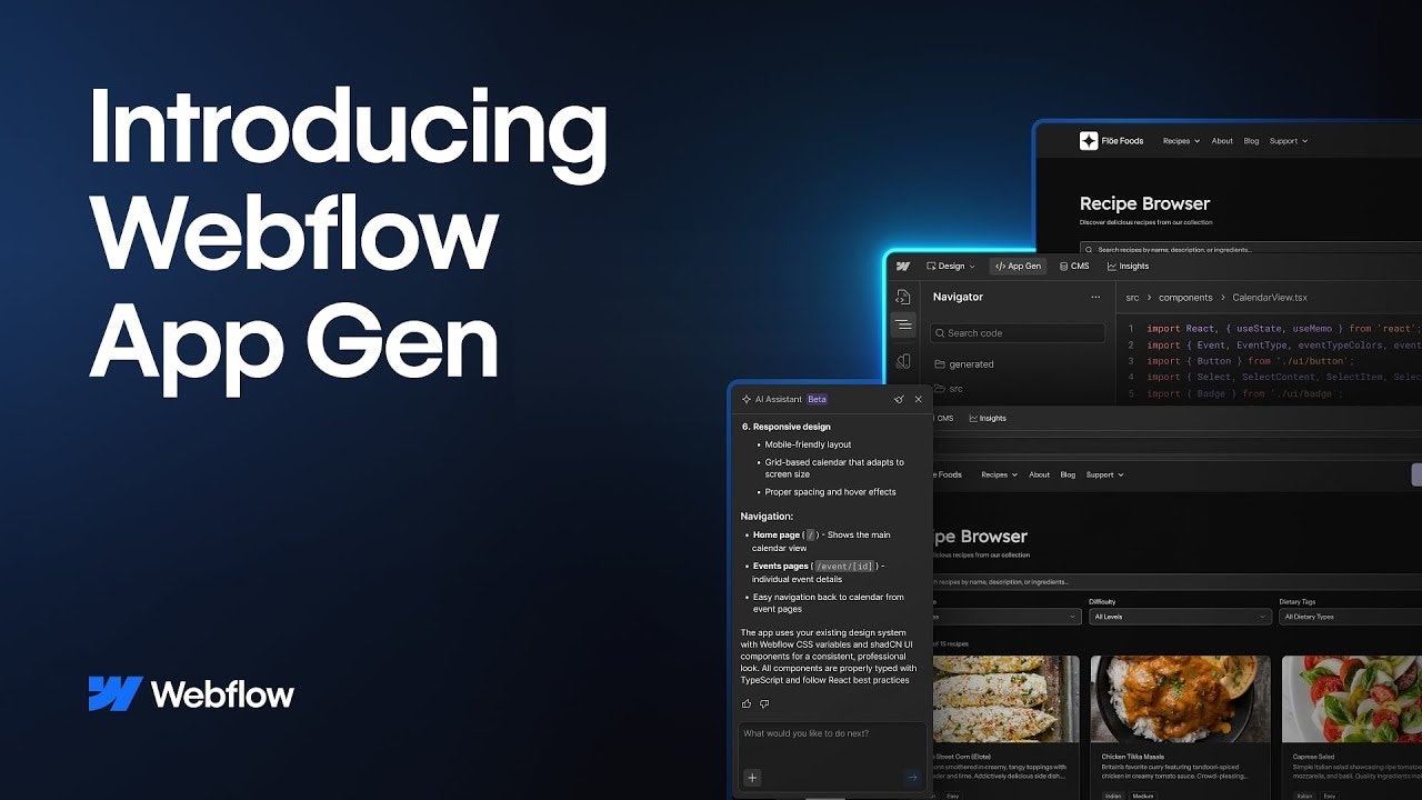 Webflow App Gen gallery image