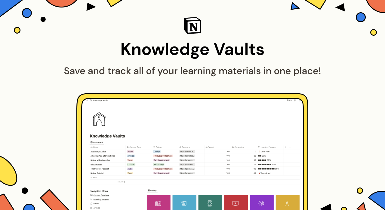 Notion Knowledge Vaults gallery image