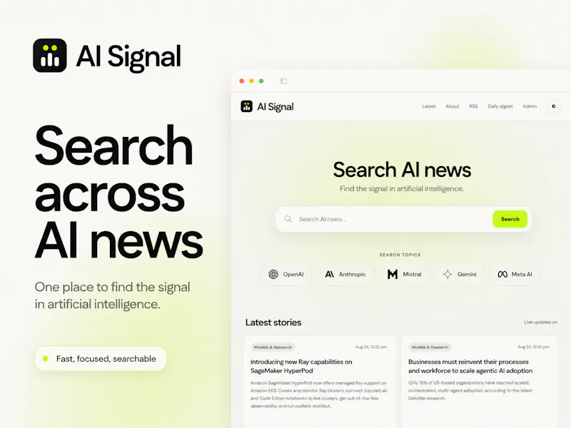 AI Signal screenshot 3