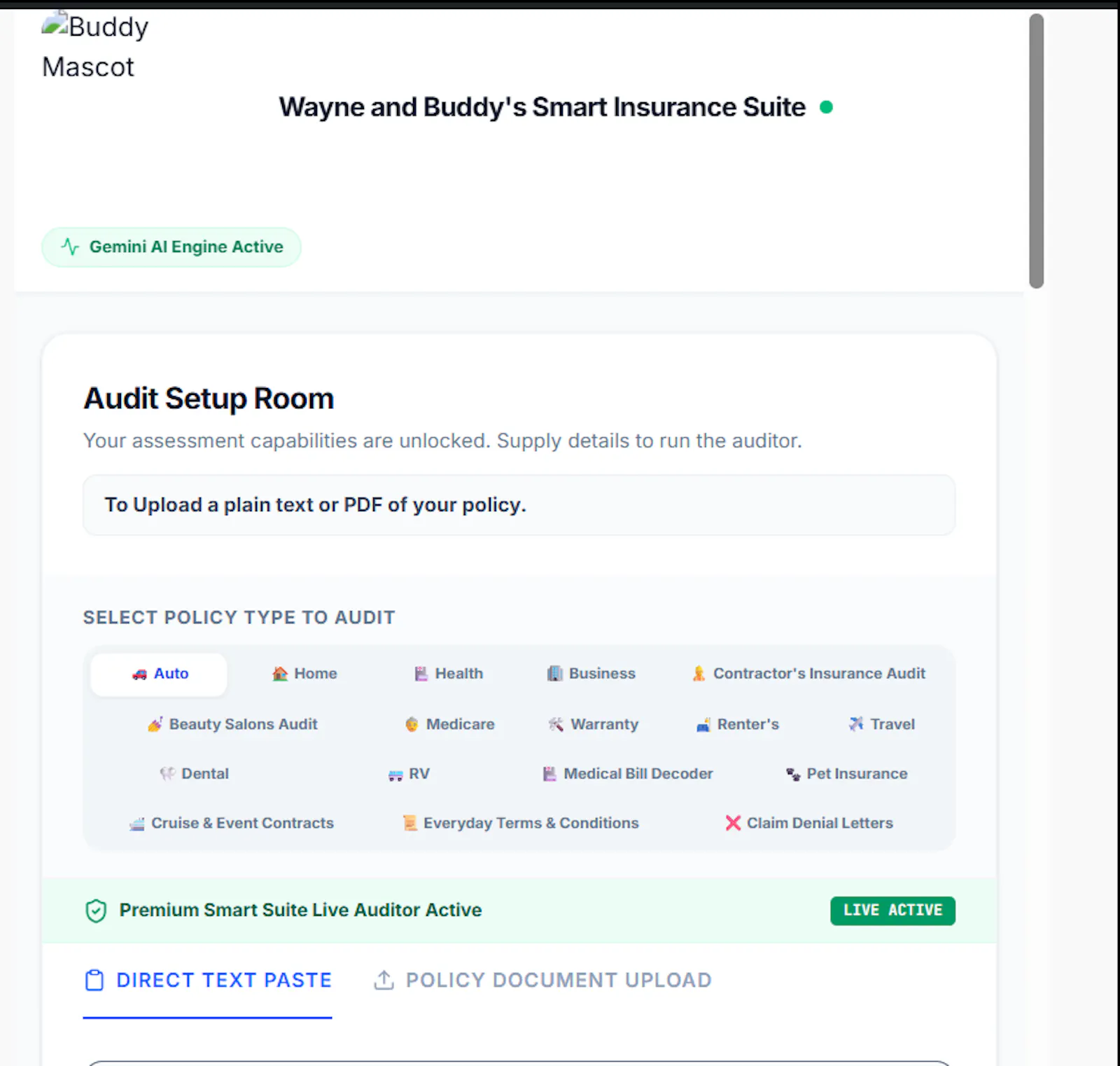 Wayne Audit screenshot 4