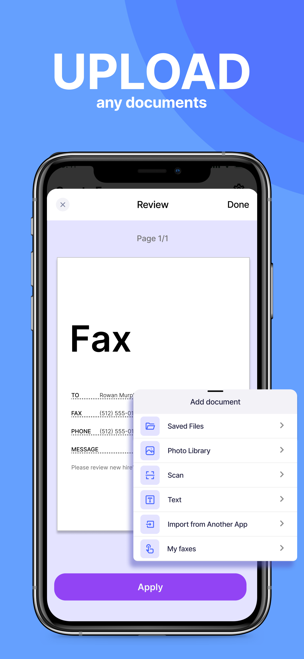 Fax from iPhone Free* gallery image