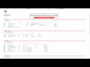 Getting Things Done Notion Template gallery image